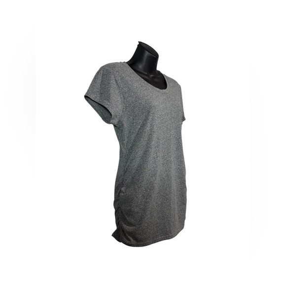 Heather Grey Bench. T-Shirt Side Logo, XL - Picture 6 of 9